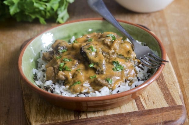 venison stroganoff