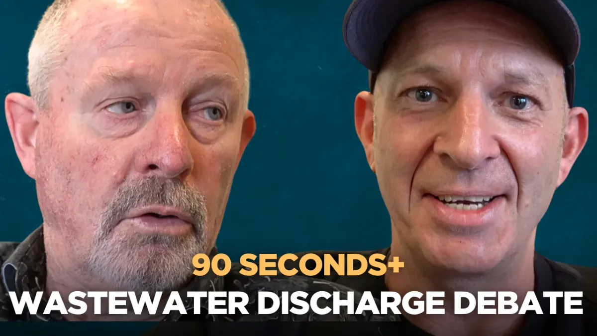 90 Seconds+ with Invercargill Mayor Nobby Clark, Wastewater Discharge Debate