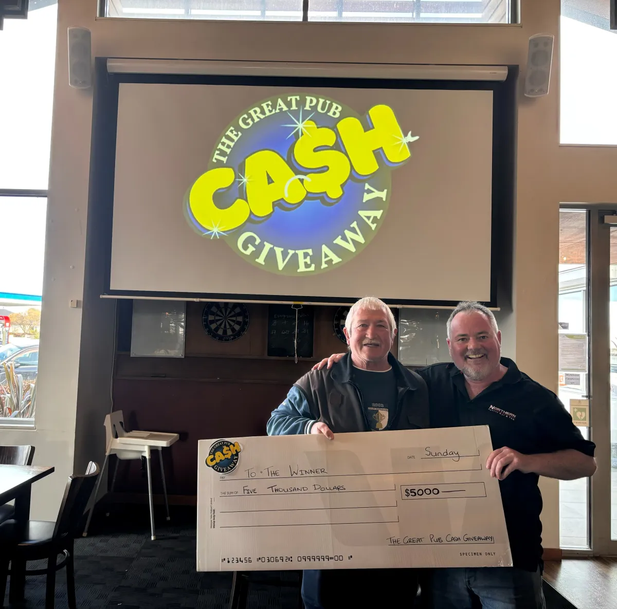 Local Wins $5,000 In Pub Cash Giveaway