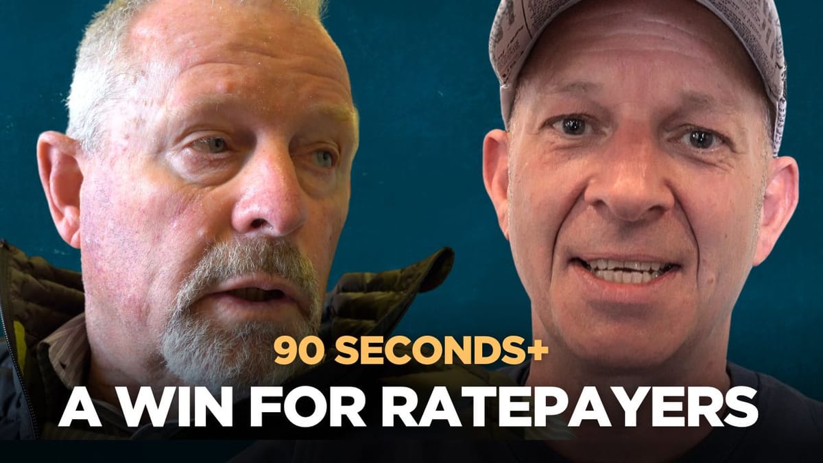 90 Seconds+ with Invercargill City Mayor - A Win For Ratepayers