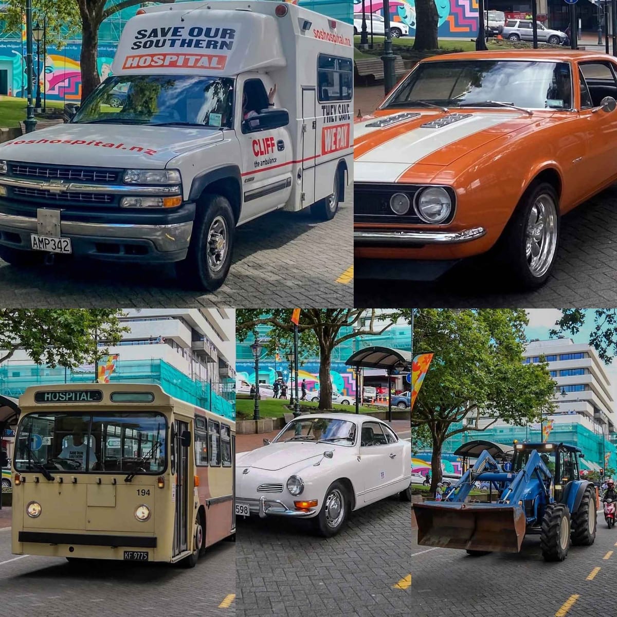 Vintage Vehicles Bring Hospital Campaign To Wellington