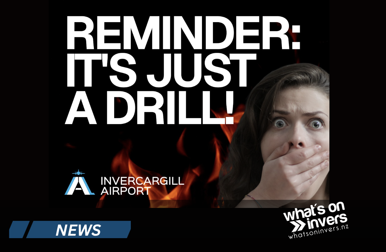 Emergency Drill On Today At Invercargill Airport
