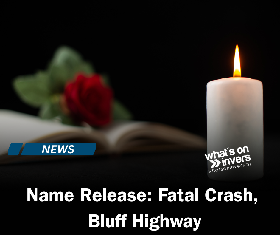 Name Release: Fatal Crash, Bluff Highway