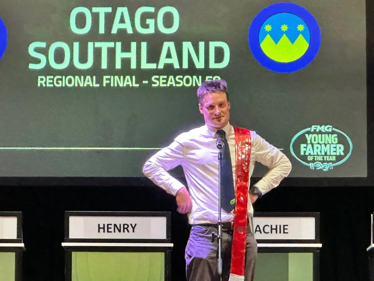 Thomas Slee Wins Southland Young Farmer