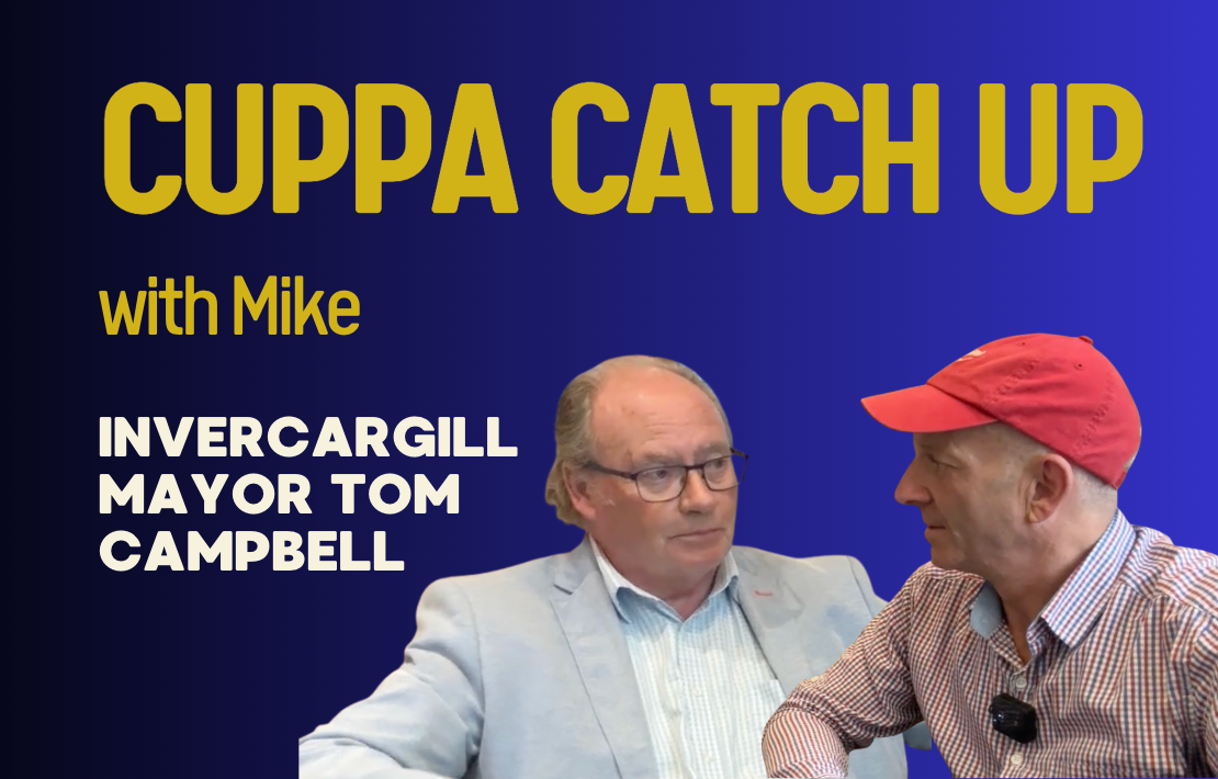 Catch Up Cuppa Launches With Invercargill Mayor Tom Campbell