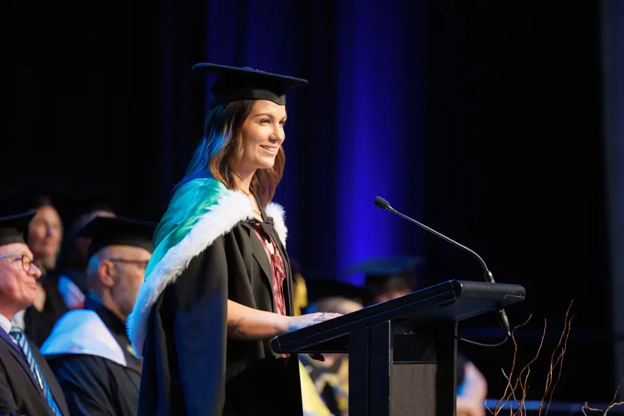 Open Polytechnic Graduate From Invercargill Speaks at South Island Ceremony