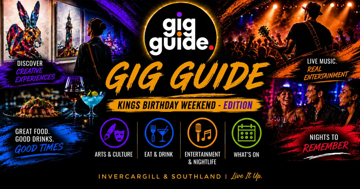 Weekend Gig Guide - Kings Birthday Edition.