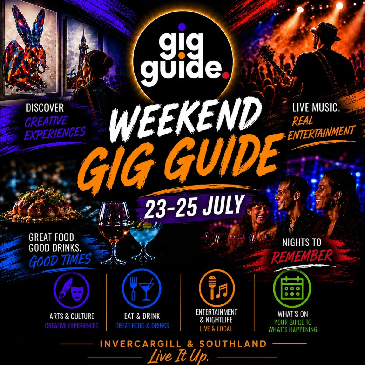 Weekend Gig Guide July 23–25