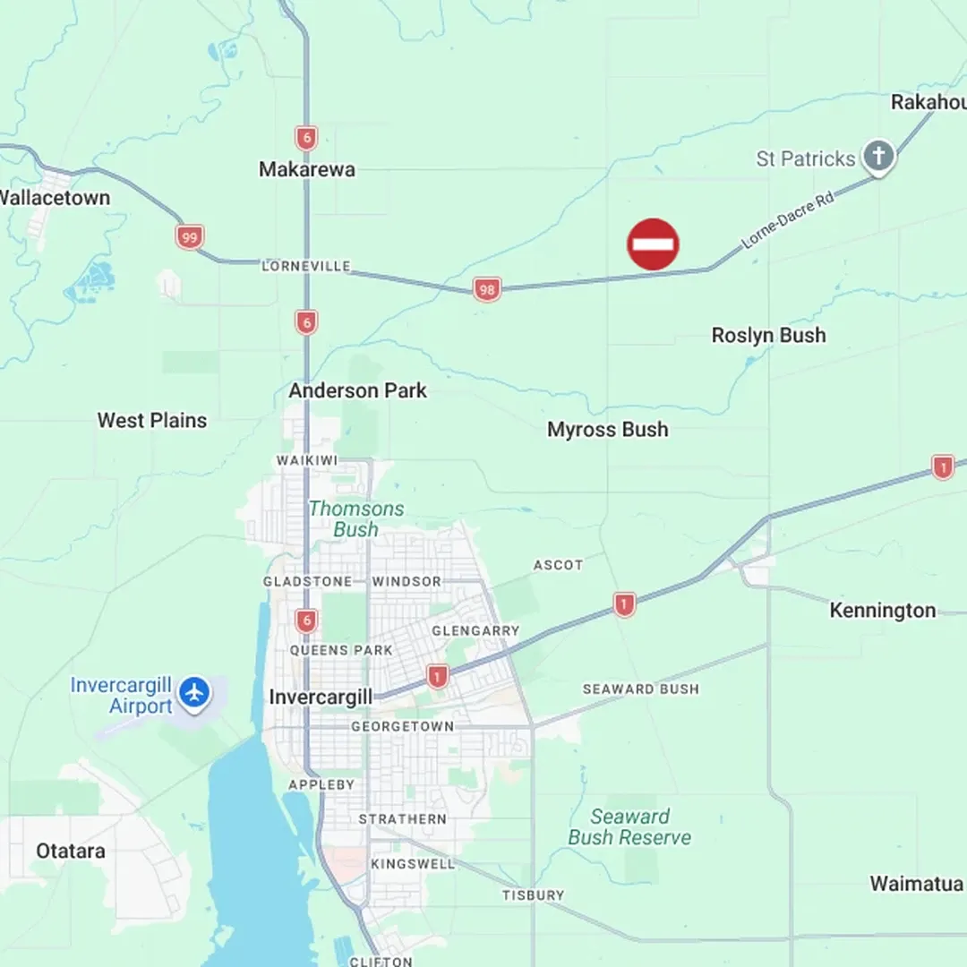 Crash Brings Down Pole on SH98