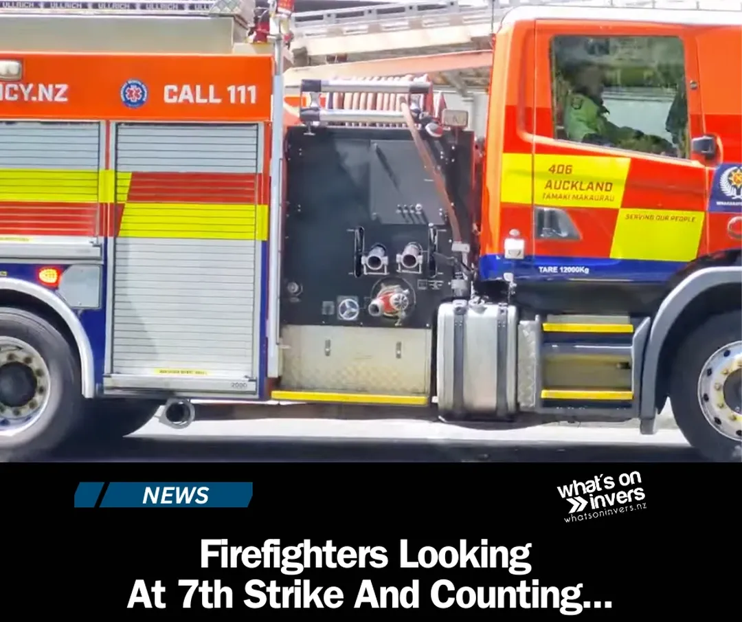 Eight Trucks Battle Oreti Beach Fire