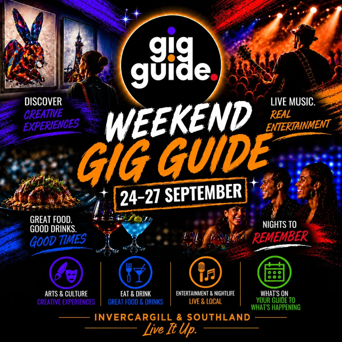 Weekend Gig Guide - Thursday 24 – Sunday 27 September