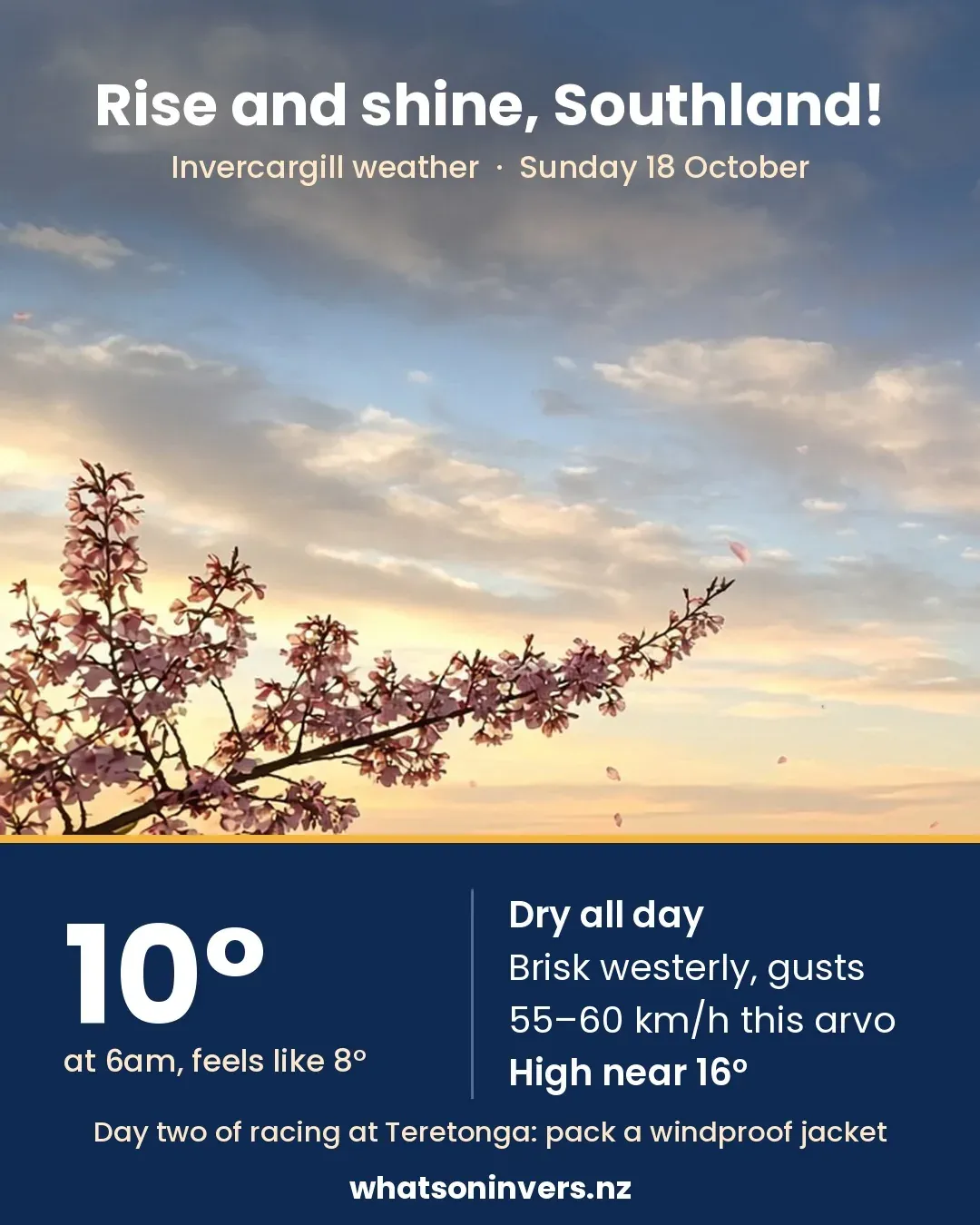 Invercargill Weather, Your Look Ahead To Labour Weekend