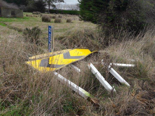 Who’s Been Ripping Out Road Signs?