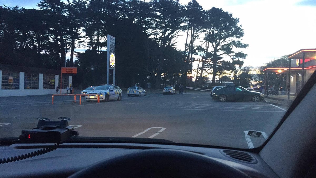 Two Groups Of YouthS Fight Outside Burger King