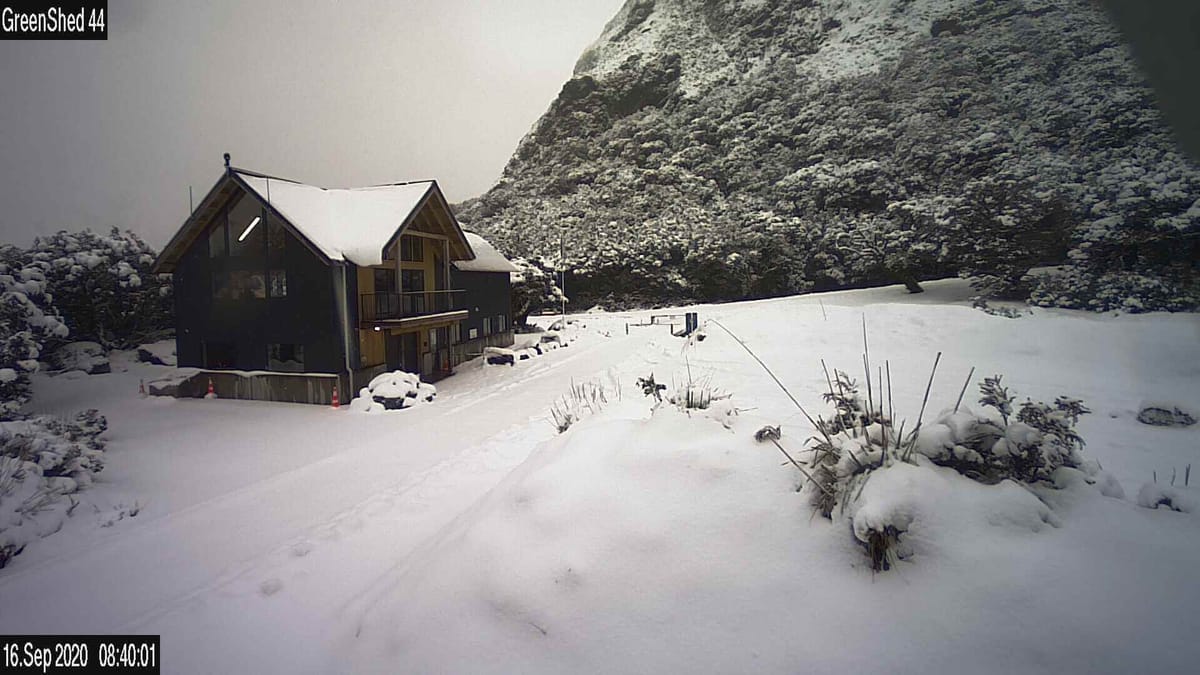 Te Anau to Milford Sound Piopiotahi Highway Has First Taste Of Real Winter Weather