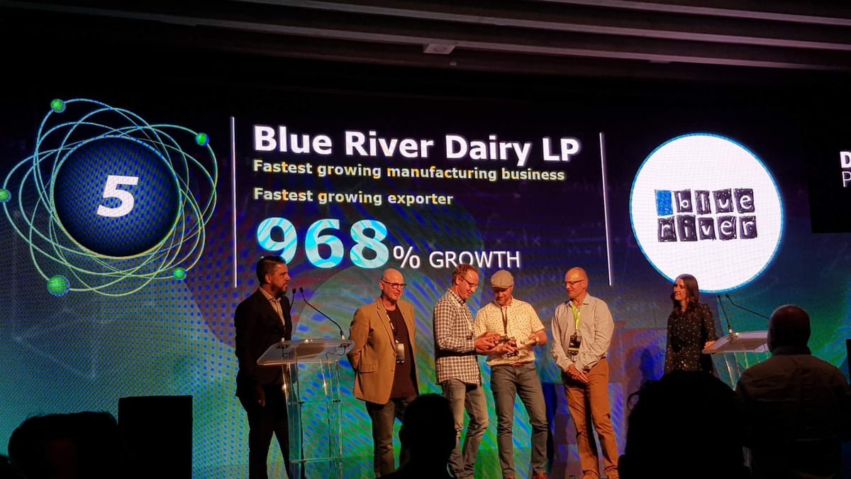 Southland’s Blue River Dairy Wins Top Business Award