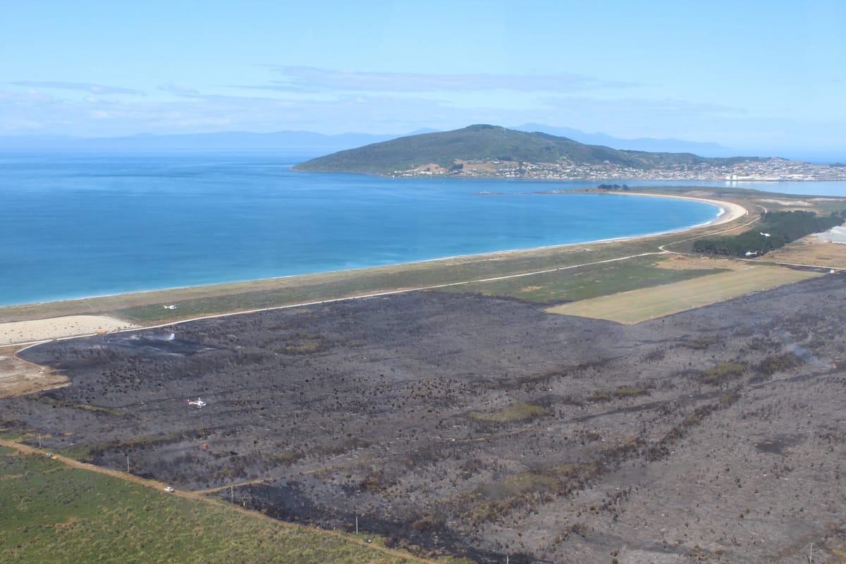 The Aftermath Of Fire Near Tiwai Smelter (photos + video)