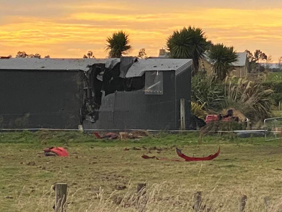 UPDATED: Car Crashes Into Building On Rimu Road