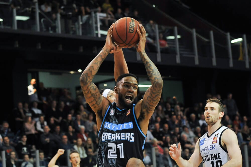 Action Shots From Skycity Breakers vs Melbourne United Game