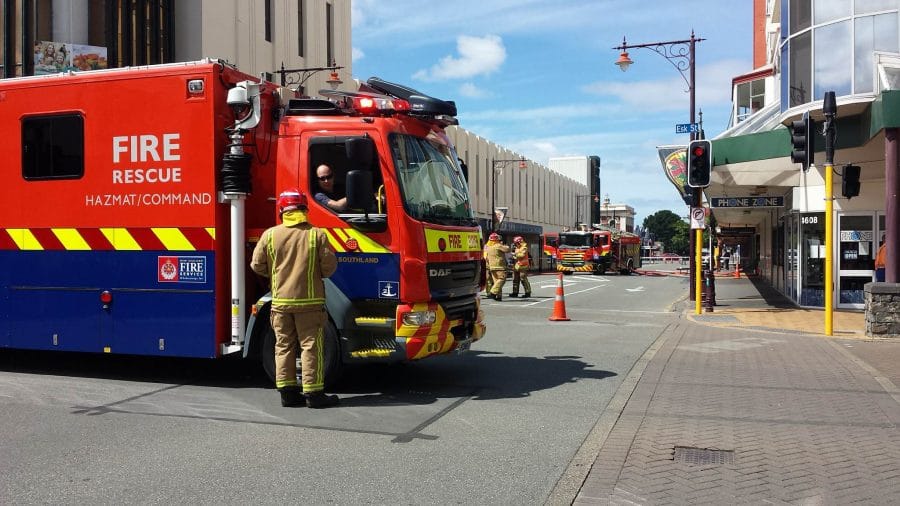 Fire Crews  Attending to Callout at Kelvin Hotel