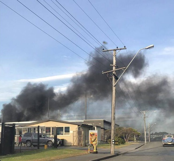 Fire Behind Old Tyre Max Building (With Video)