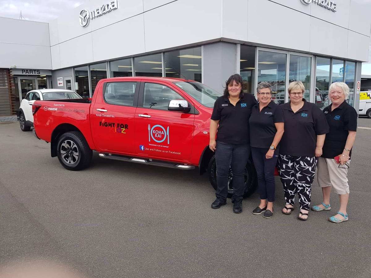 Koha Kai Truck Sponsorship With Macaulay Motors Mazda