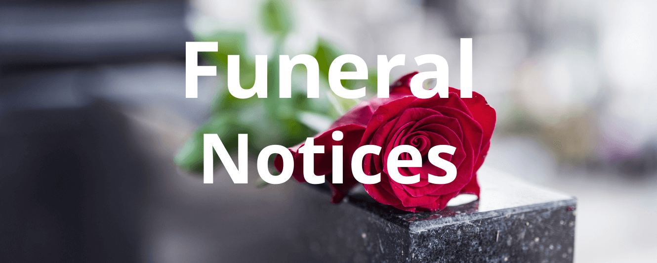 Funeral Notices – Wednesday 30th December