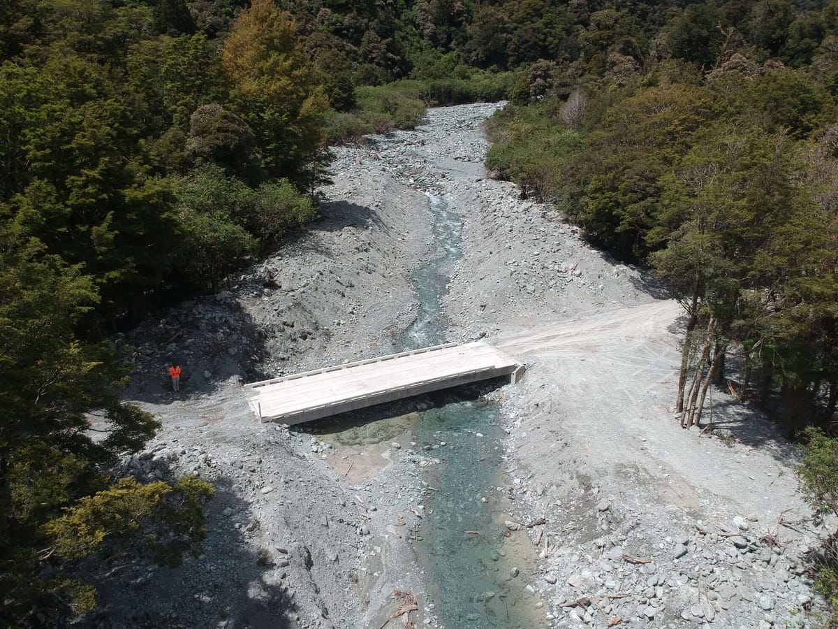 First Section of Lower Hollyford Road to Reopens