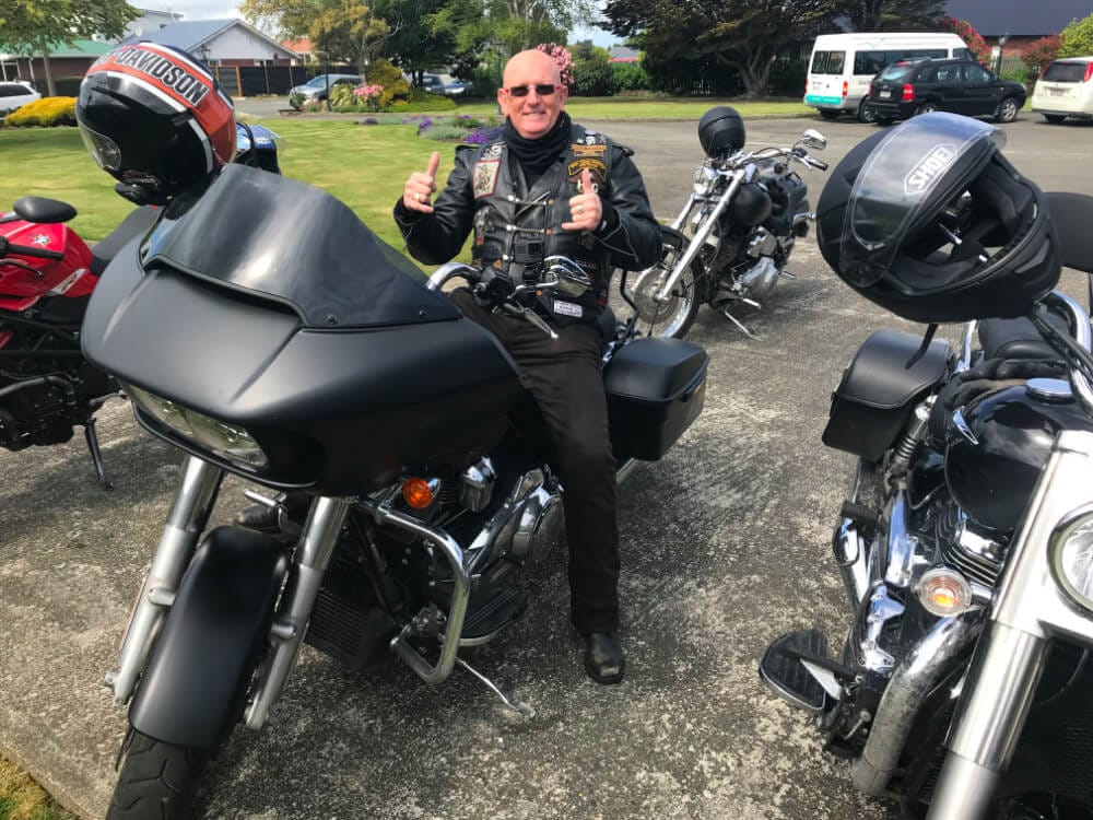 Biker Rides Into Town Raising Awareness Of Younger Onset Dementia