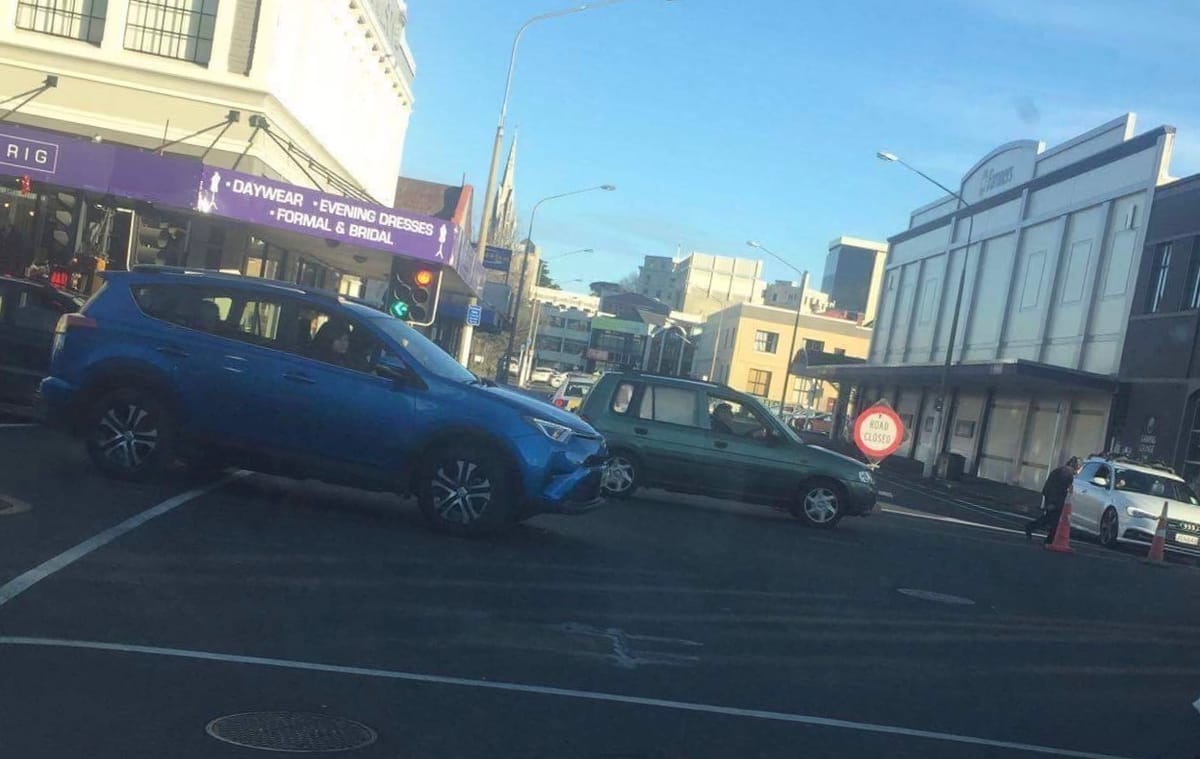 Evacuations In Moray Place, Dunedin