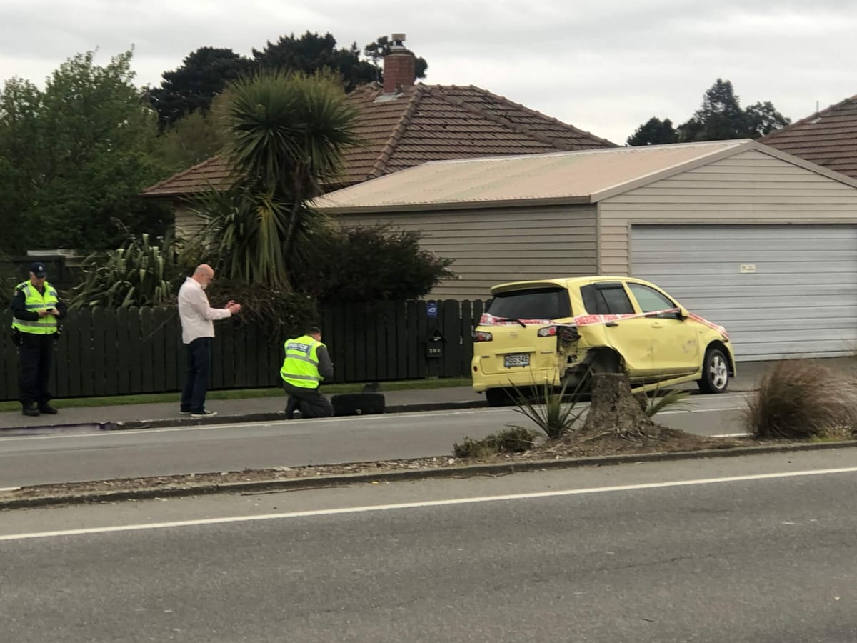 Car Crash On Tweed Street