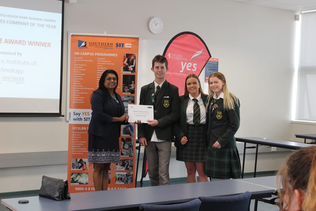 Lion Foundation Young Enterprise Scheme  Southland Awards