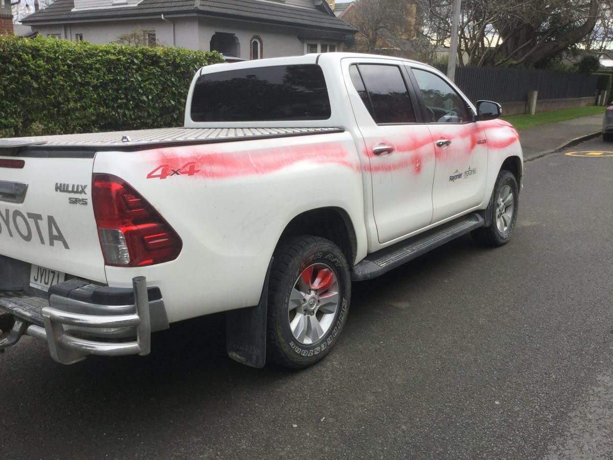 Vandals Tag Kelvin Street Residents Cars & Property