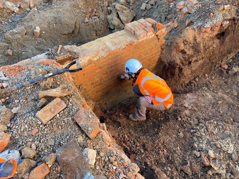 Historic Brick Walls Discovered In Invercargill Central Development