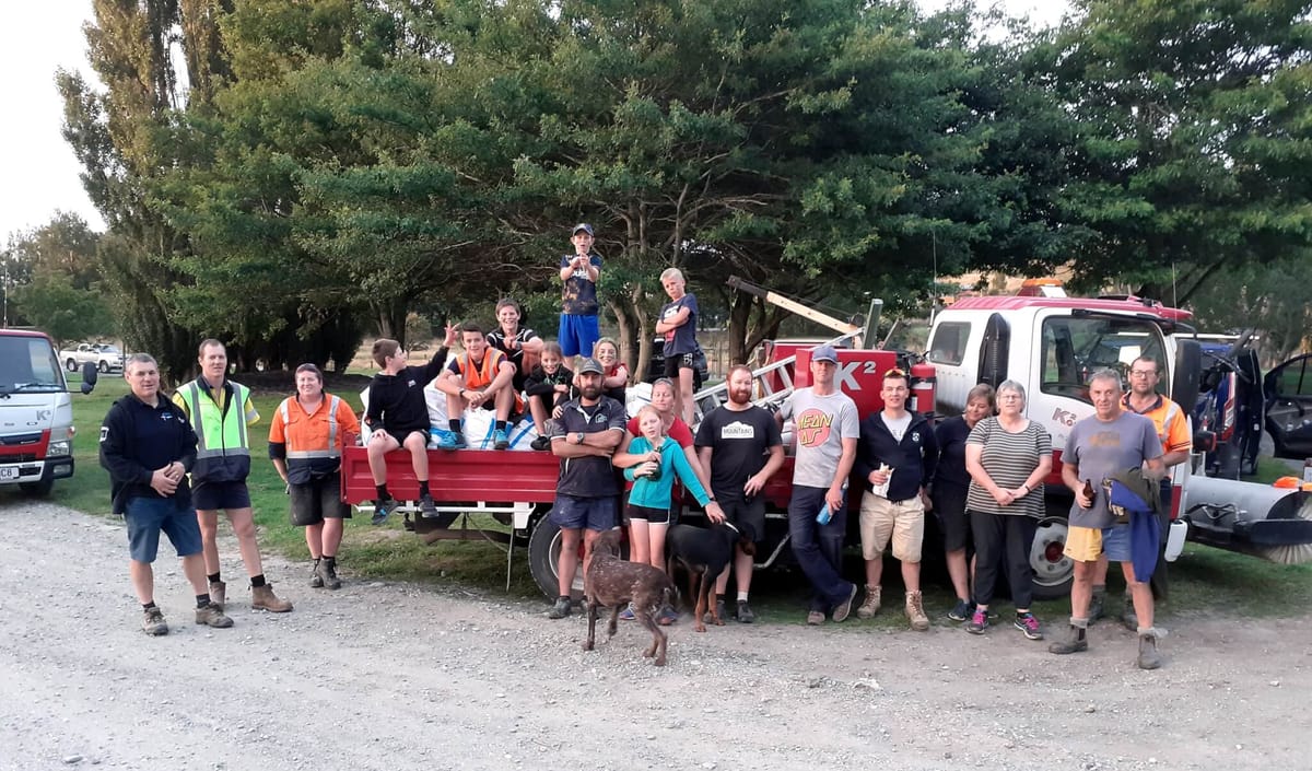 Bikers Help With Exposed Landfill Clean-up