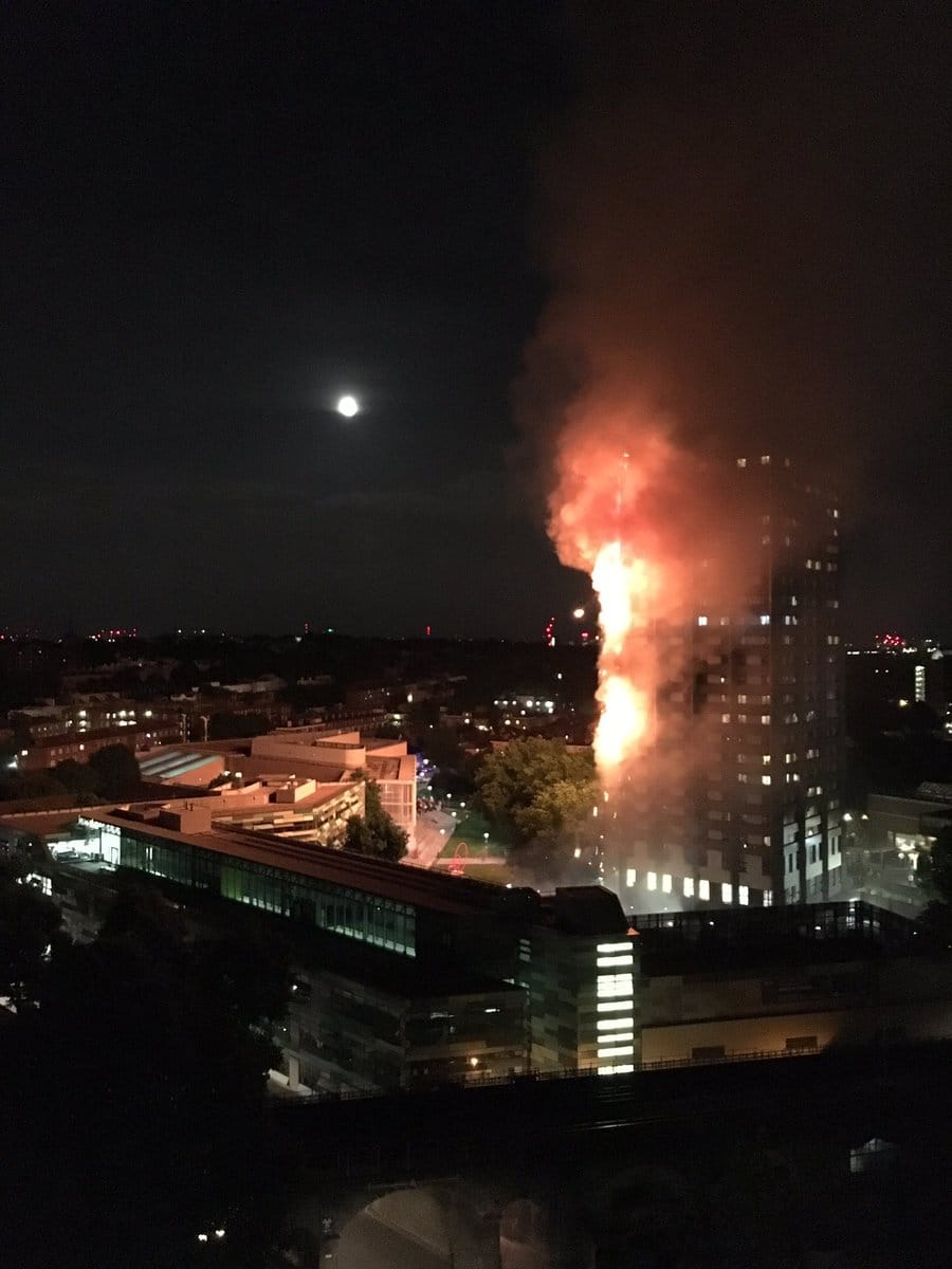 Images & Video From The Web Of The London Fire