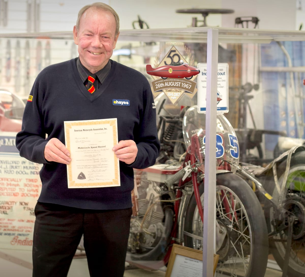 Charity Auction To Mark 50th Anniversary Of Burt Munro Speed Record