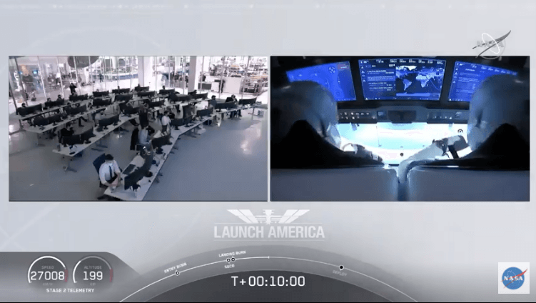 Watch: SpaceX, NASA landmark launch of two astronauts succeeds