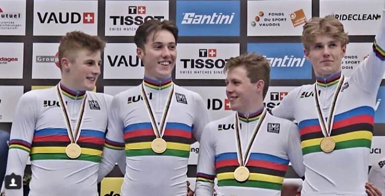 Gold & Silver for Team Pursuit Squads in Junior Worlds