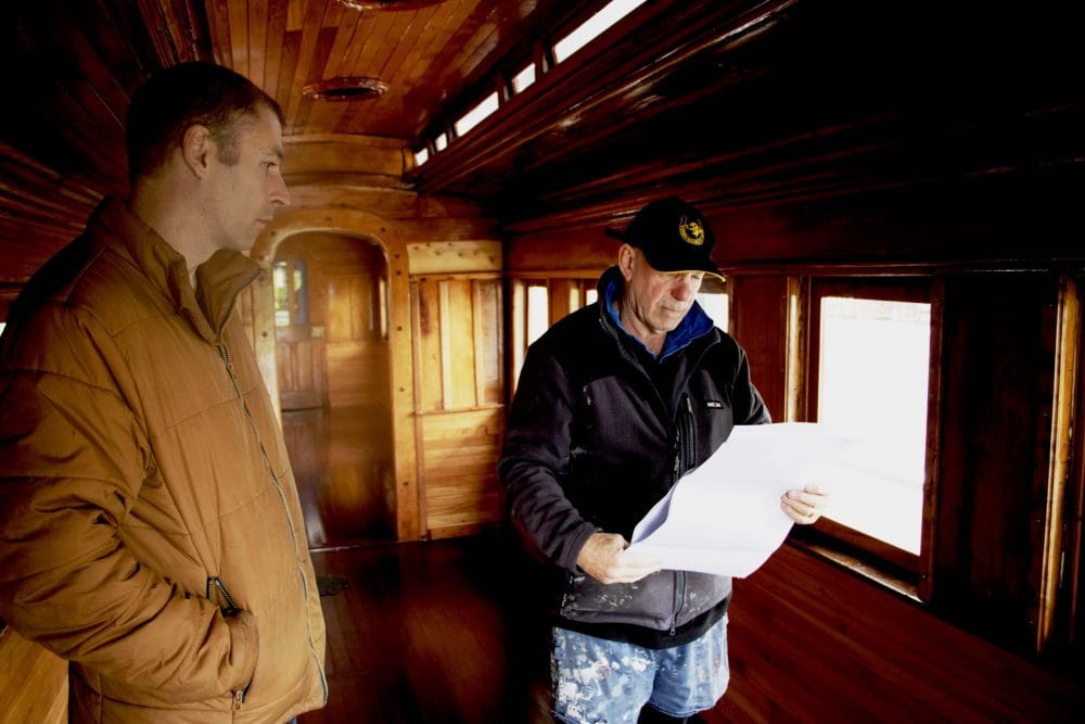 Official Opening of Historic Carriage A199 at Lumsden