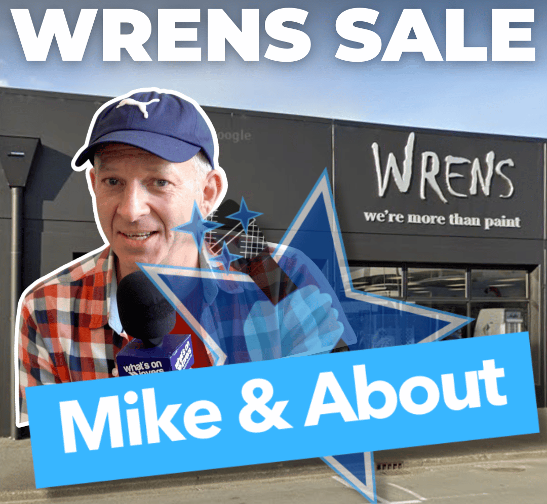 Mike & About: Wrens Sale