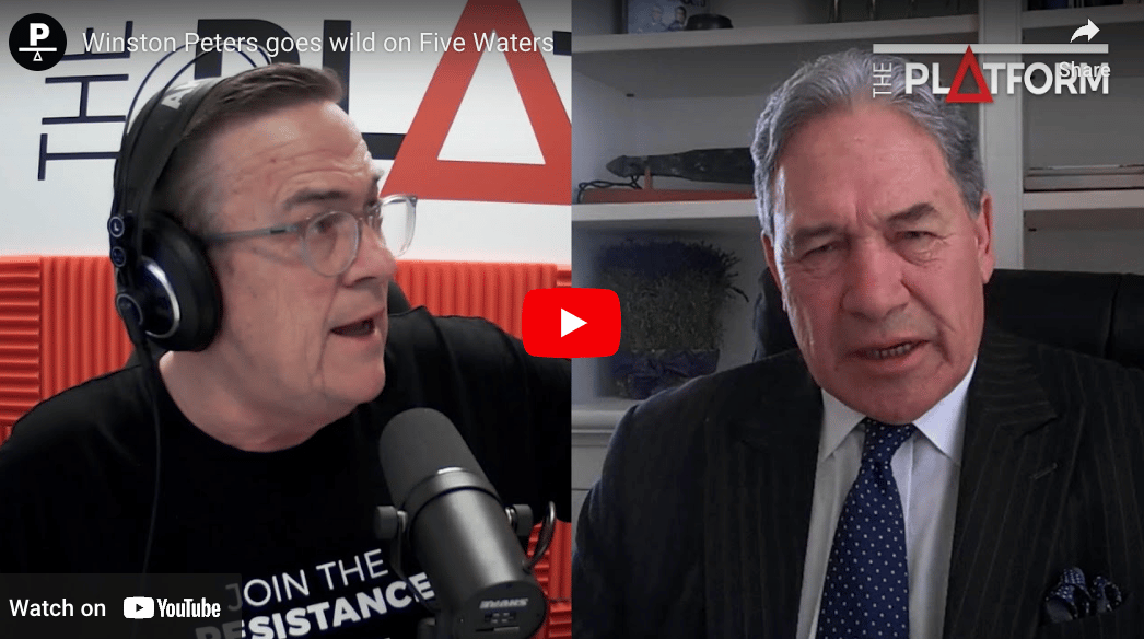 Winston Peters Discusses The Governments Five Waters With Sean Plunket