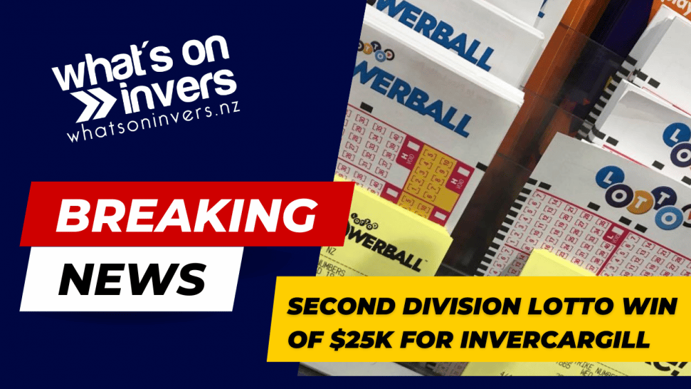 Second Division Lotto Win Of $25k For Invercargill