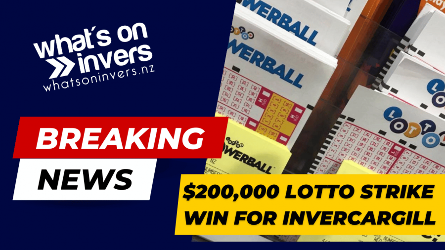 $200,000 Lotto Strike Win For Invercargill