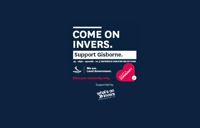 Come On Invers Donate To Gisborne Mayoral Relief Fund