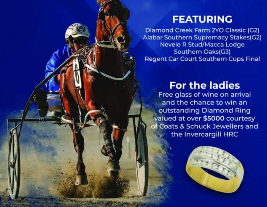 Southern Harness Racing’s Diamonds Day Offers $250,000 in Stakes and Big Prizes