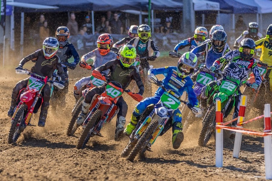 Intense Racing at the 2023 New Zealand Junior Motocross Championships in Invercargill