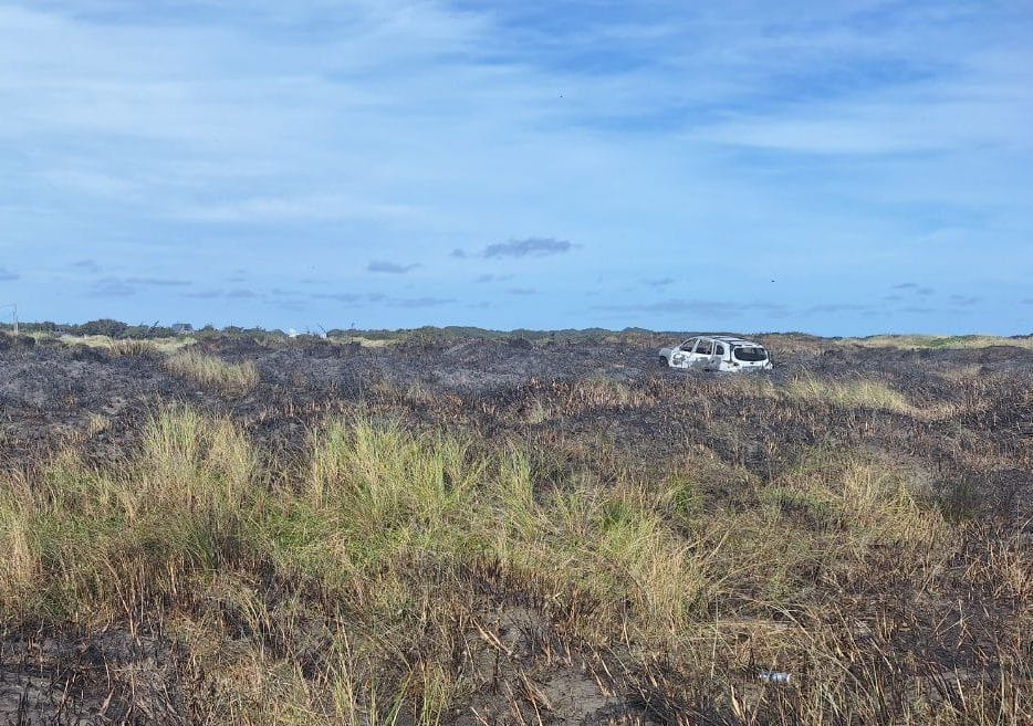 Youths Fleeing Scene of Oreti Beach Car Fire