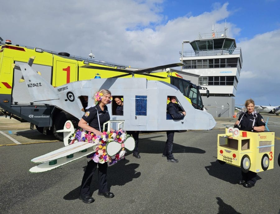 Invercargill Fire Crew Turns Runway Walk into Charity Drive