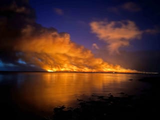 Fire Crews Battle Large Blaze Near Tiwai Point